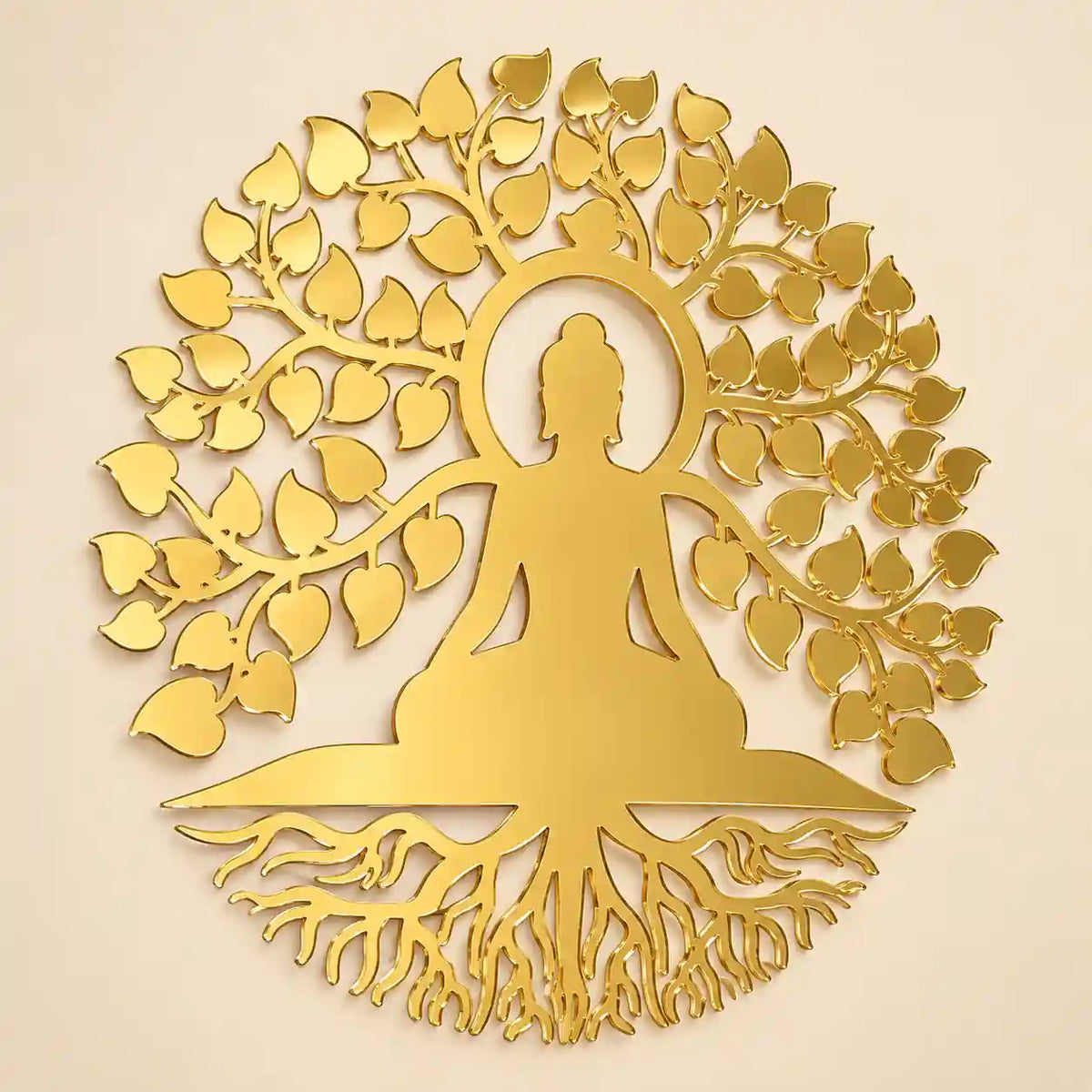 Mahavir swamiji with kalpvriksh acrylic cutting