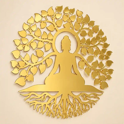 Mahavir swamiji with kalpvriksh acrylic cutting
