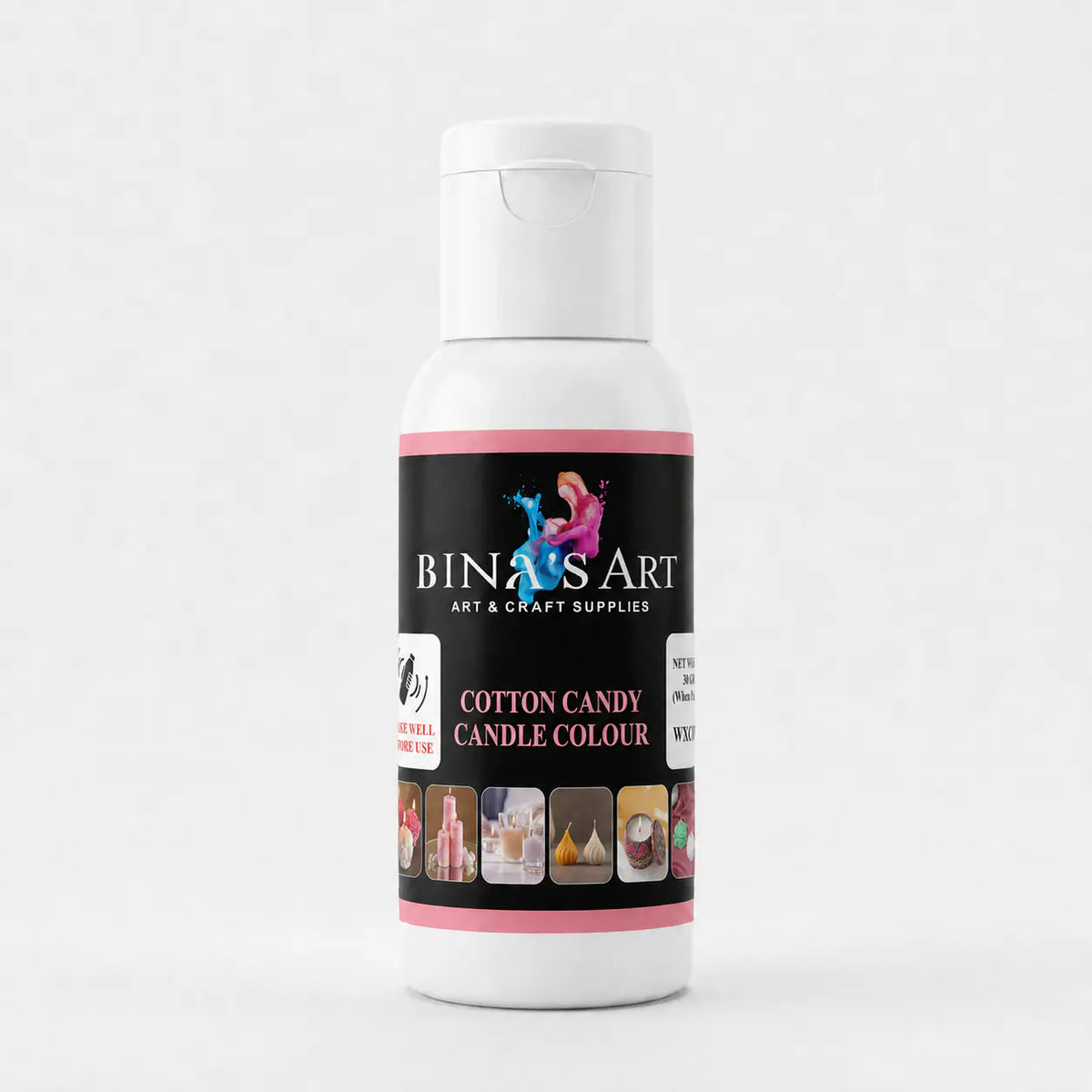 Cotton Candy Candle Colour