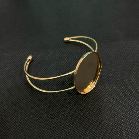 Plain Oval Kada (Gold)