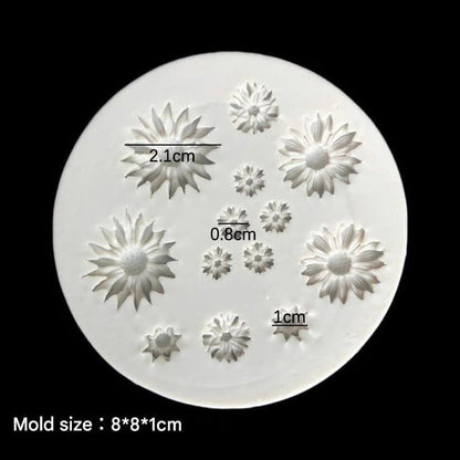 13 Cavity 3D Flower Handmade Mould