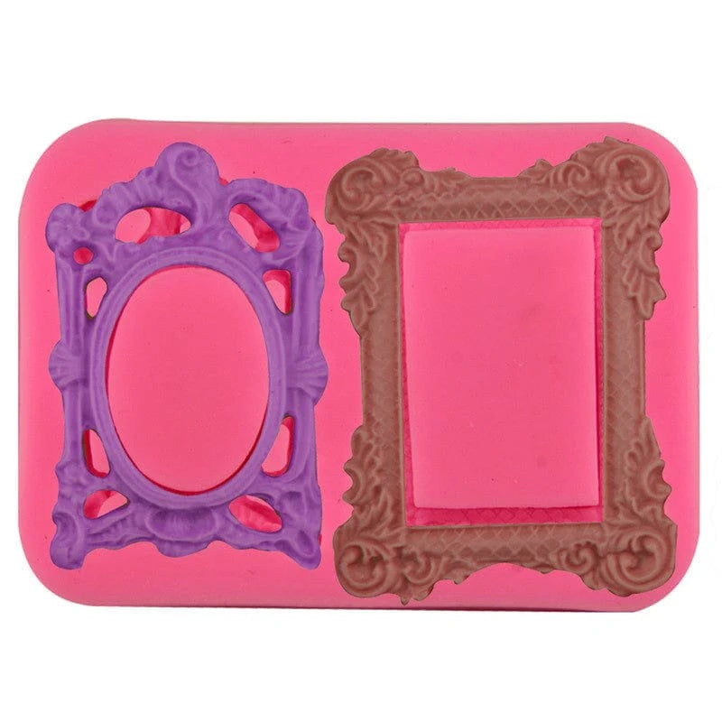 Oval & Rectangle Mini Vintage Frame Handmade Mould
