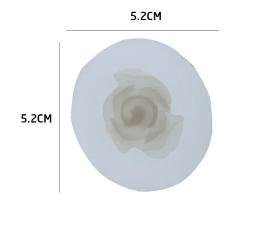 3D Rose Candle Handmade Mould