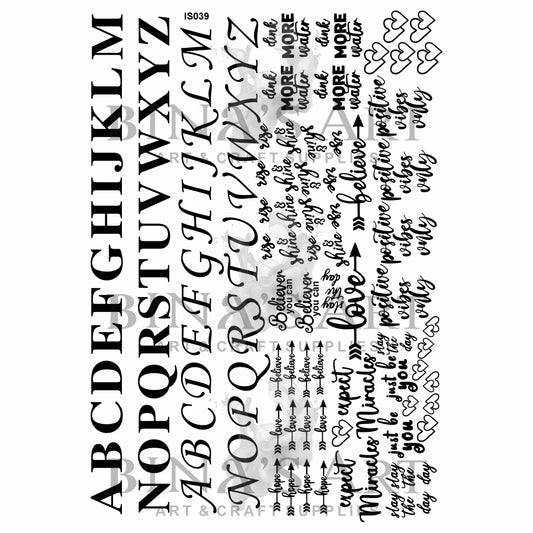 Insert Sheet (Transparent Sheet)