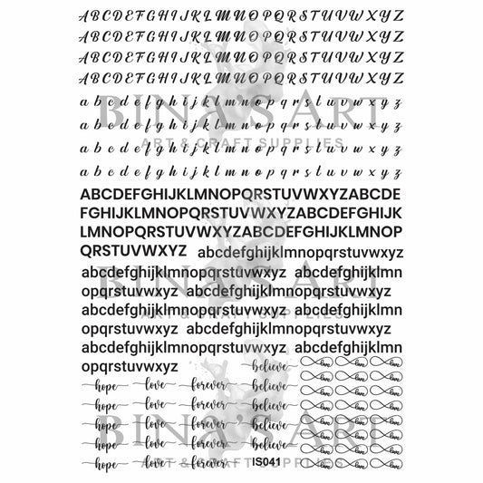 Insert Sheet (Transparent Sheet)