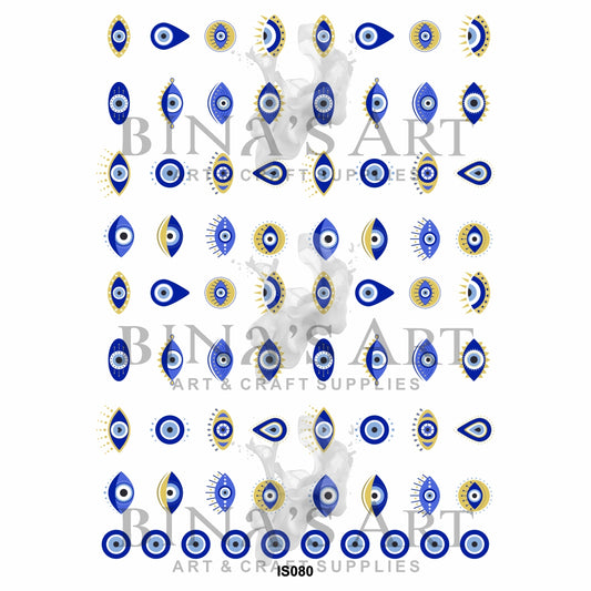 Evil Eye Theme Insert Sheet (Transparent Sheet)