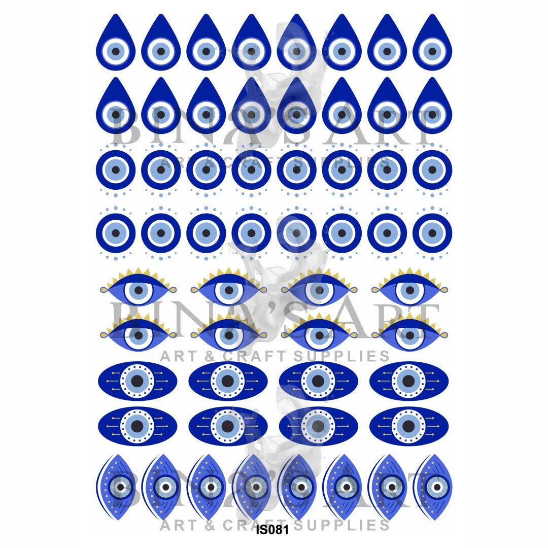 Evil Eye Insert Sheet (Transparent Sheet)