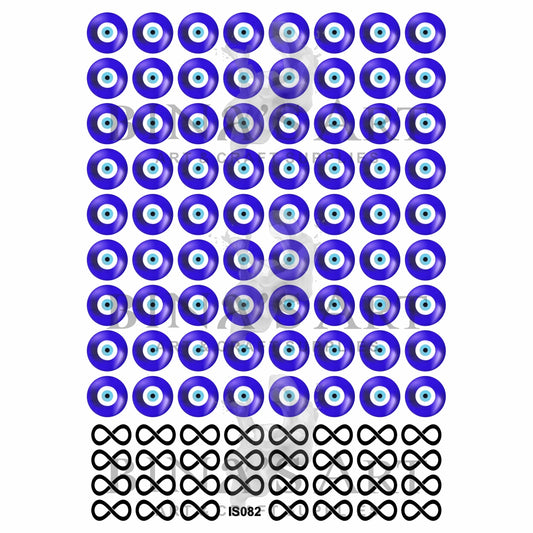Evil Eye & Infinity Insert Sheet (Transparent Sheet)