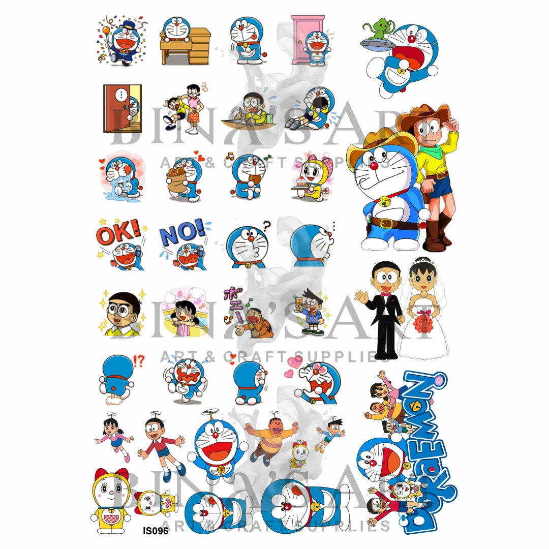 Doraemon Cartoon Insert Sheet (Transparent Sheet)