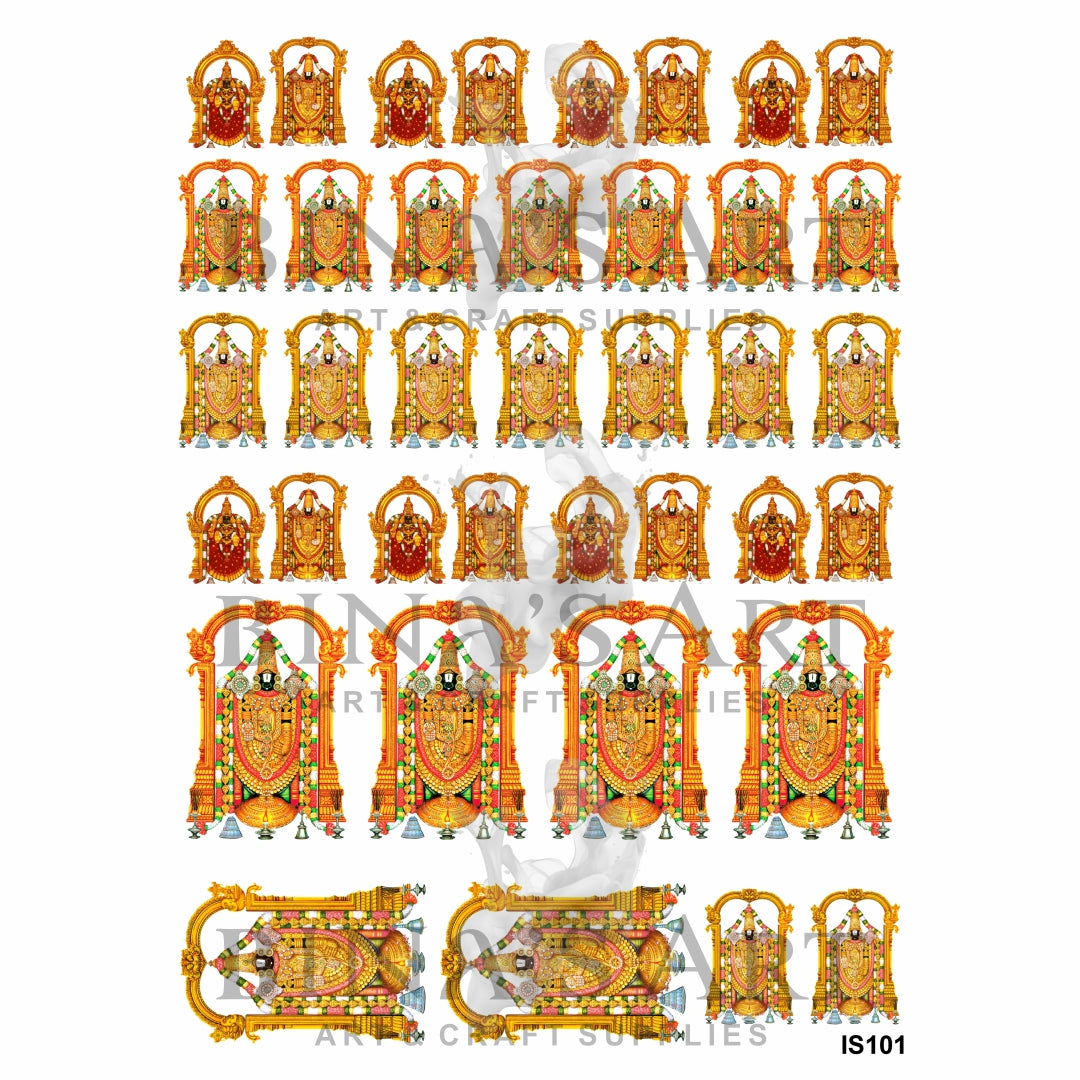 Tirupati Balaji Insert Sheet (Transparent Sheet)