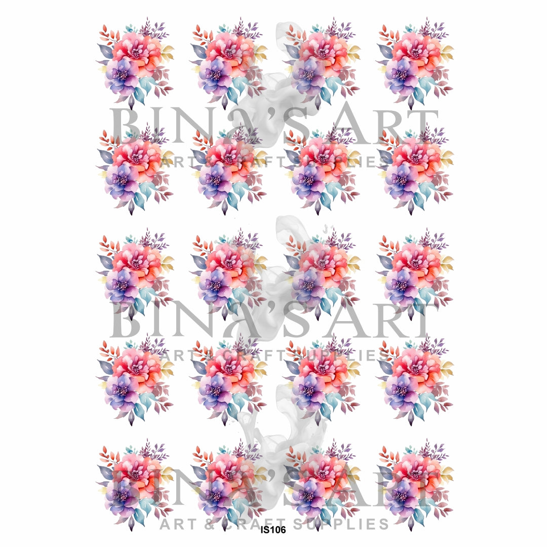 Flower Insert Sheet (Transparent Sheet)