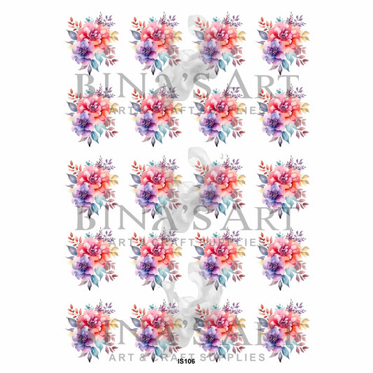 Flower Insert Sheet (Transparent Sheet)
