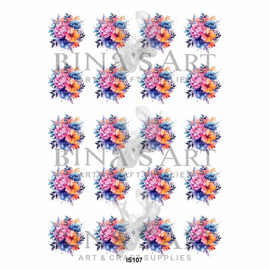 Flower Insert Sheet (Transparent Sheet)