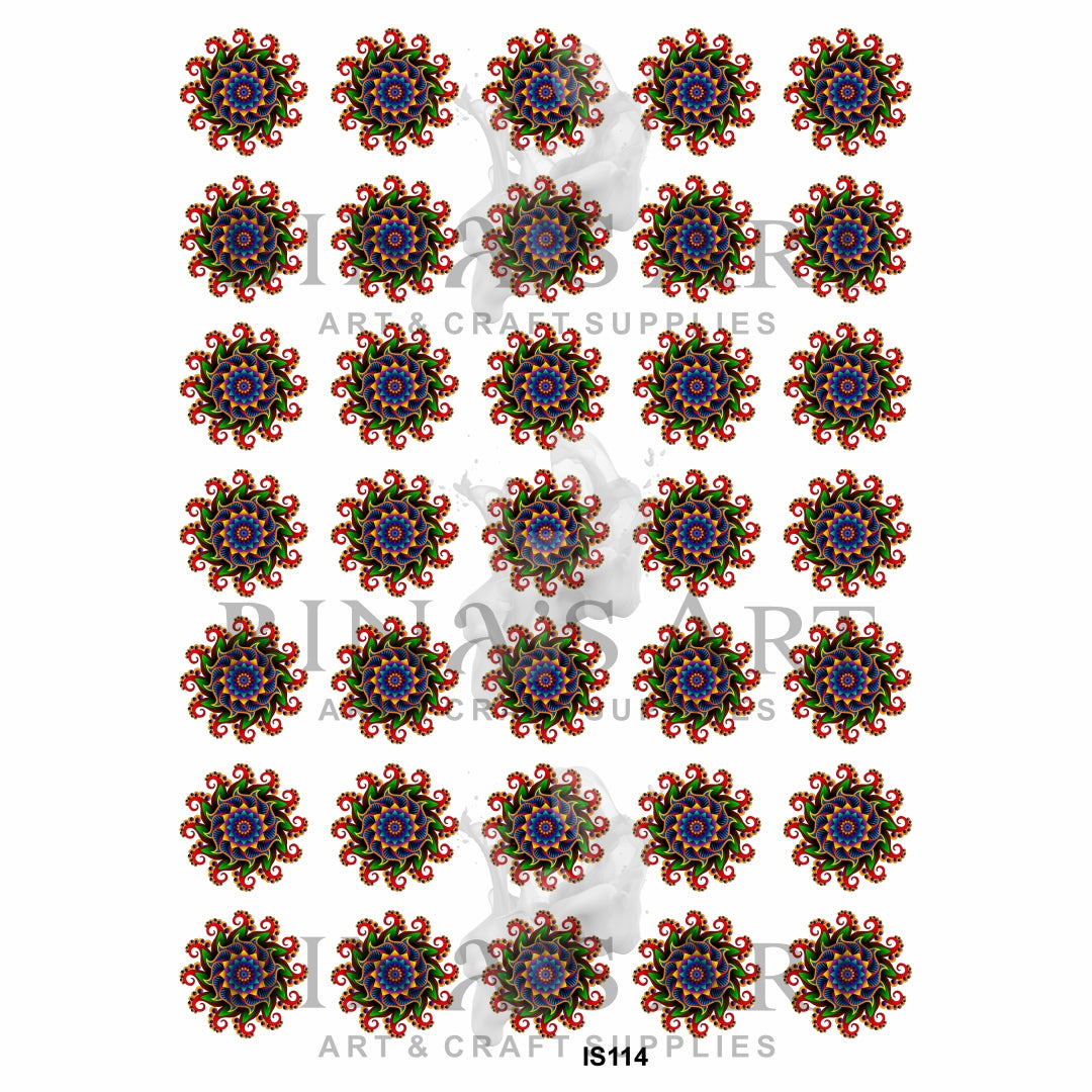 Rangoli Design Insert Sheet (Transparent Sheet)