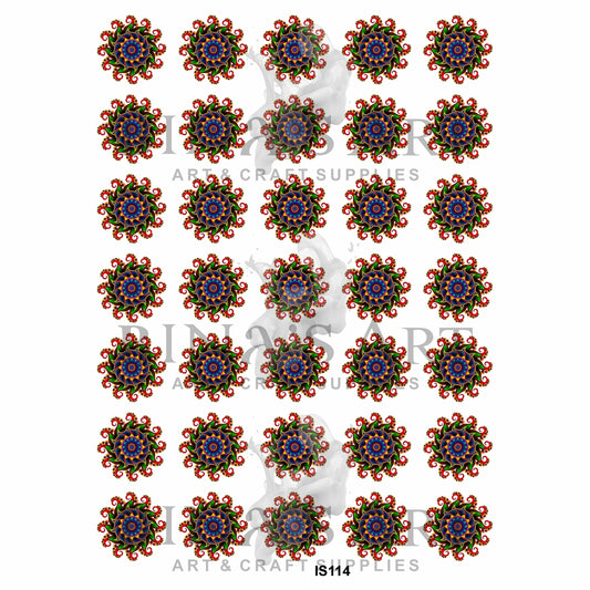 Rangoli Design Insert Sheet (Transparent Sheet)