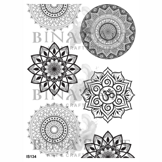 Mandala Designs Insert Sheet (Transparent Sheet)