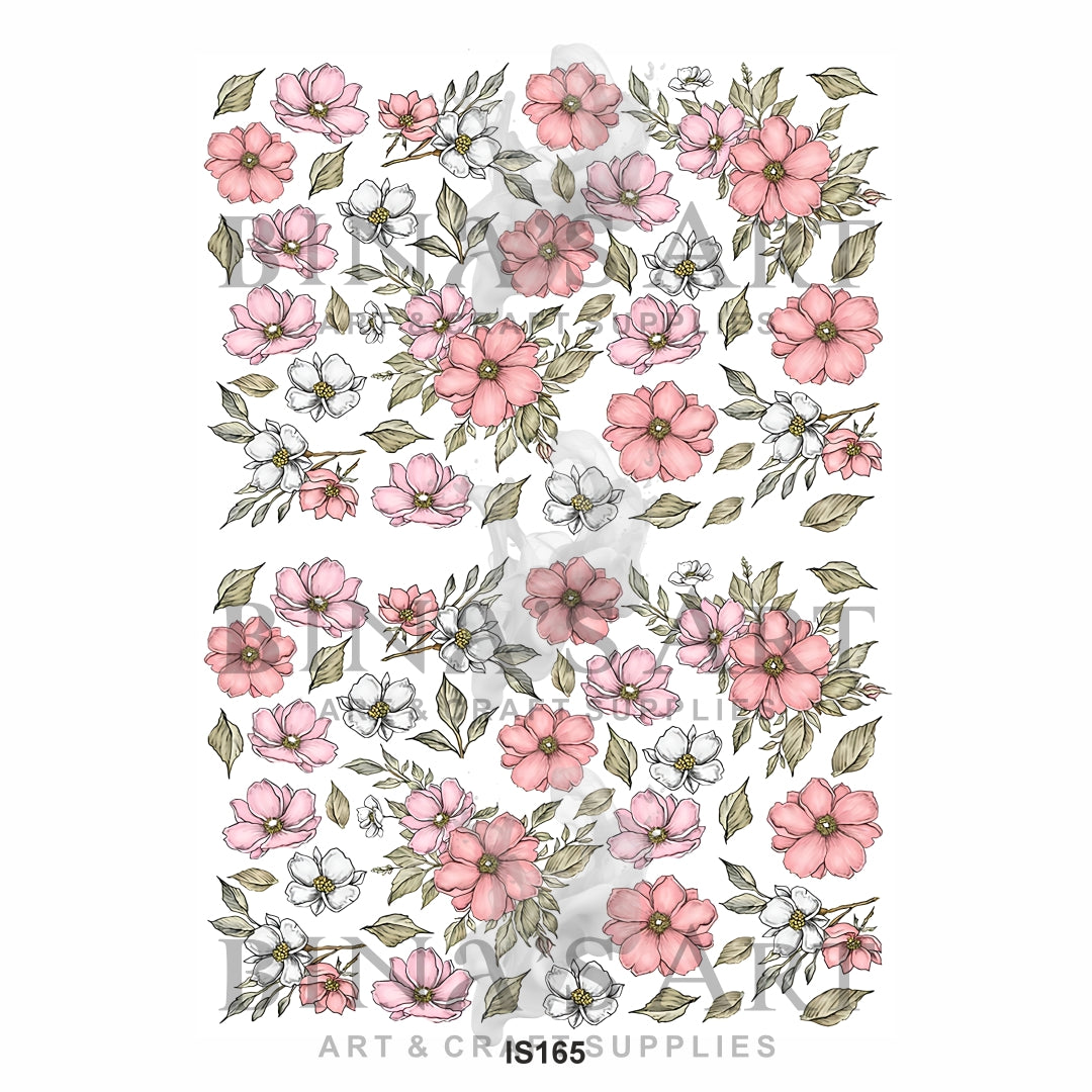 Floral Designs Insert Sheet (Transparent Sheet)