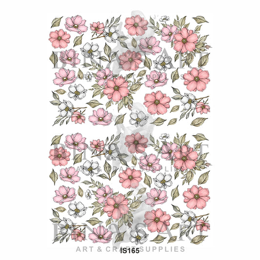 Floral Designs Insert Sheet (Transparent Sheet)