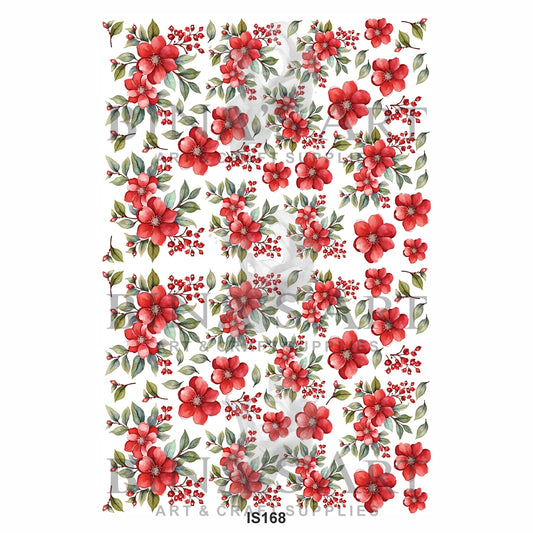 Floral Designs Insert Sheet (Transparent Sheet)
