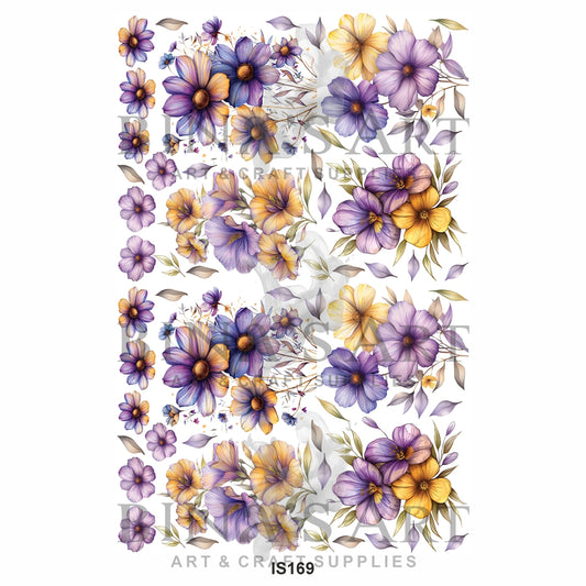 Floral Designs Insert Sheet (Transparent Sheet)