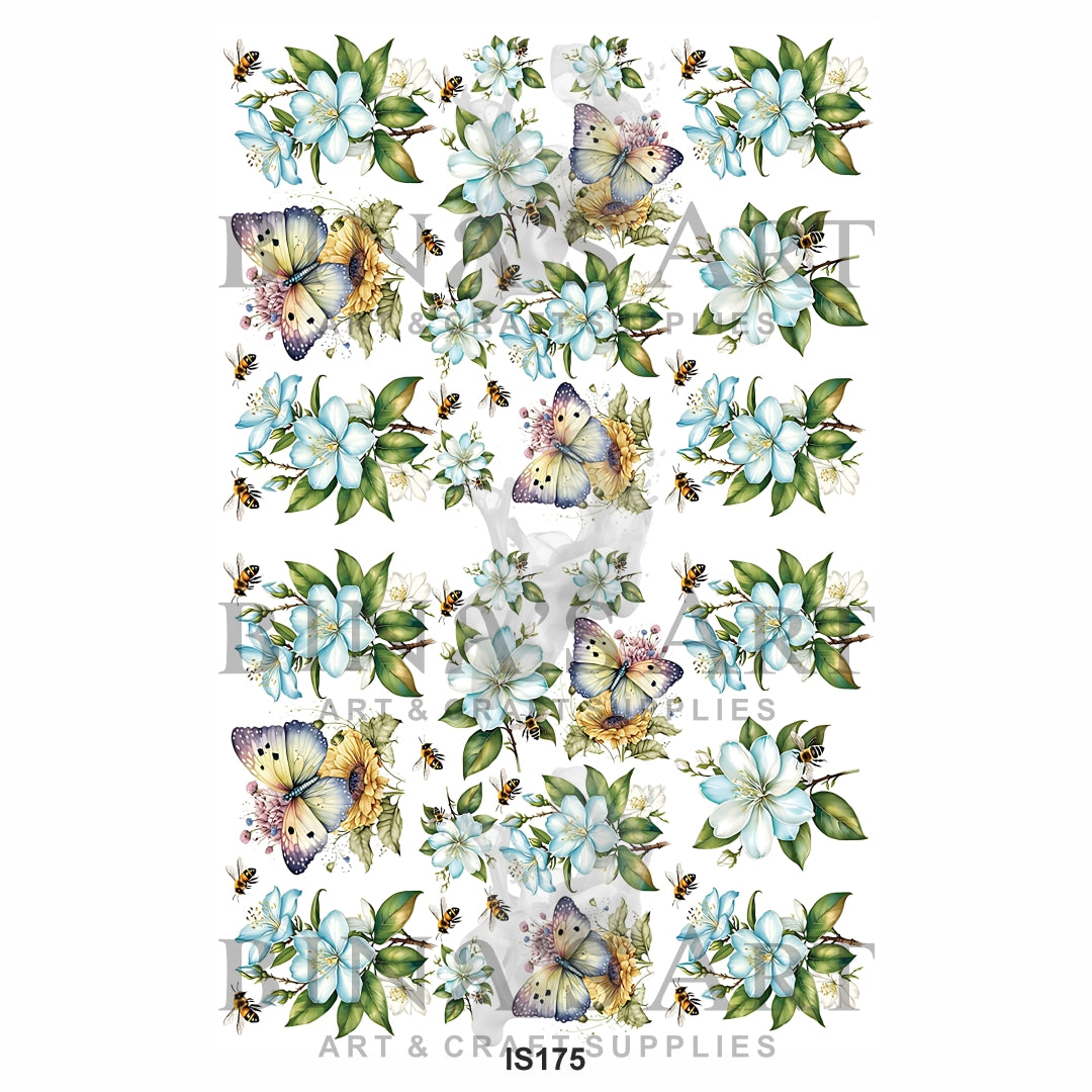 Floral Designs Insert Sheet (Transparent Sheet)