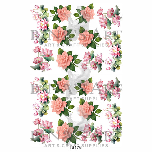 Floral Designs Insert Sheet (Transparent Sheet)