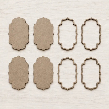 MDF Wall Hanging And Toran Base - Moroccan Shape