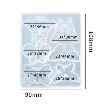 6 IN 1 Butterfly Mould