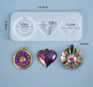 3 IN 1 Pendant And Keychain Mould