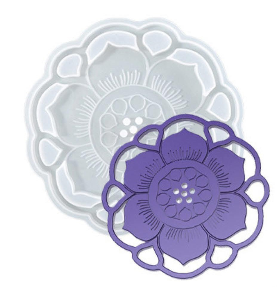 Designer Flower Coaster Mould