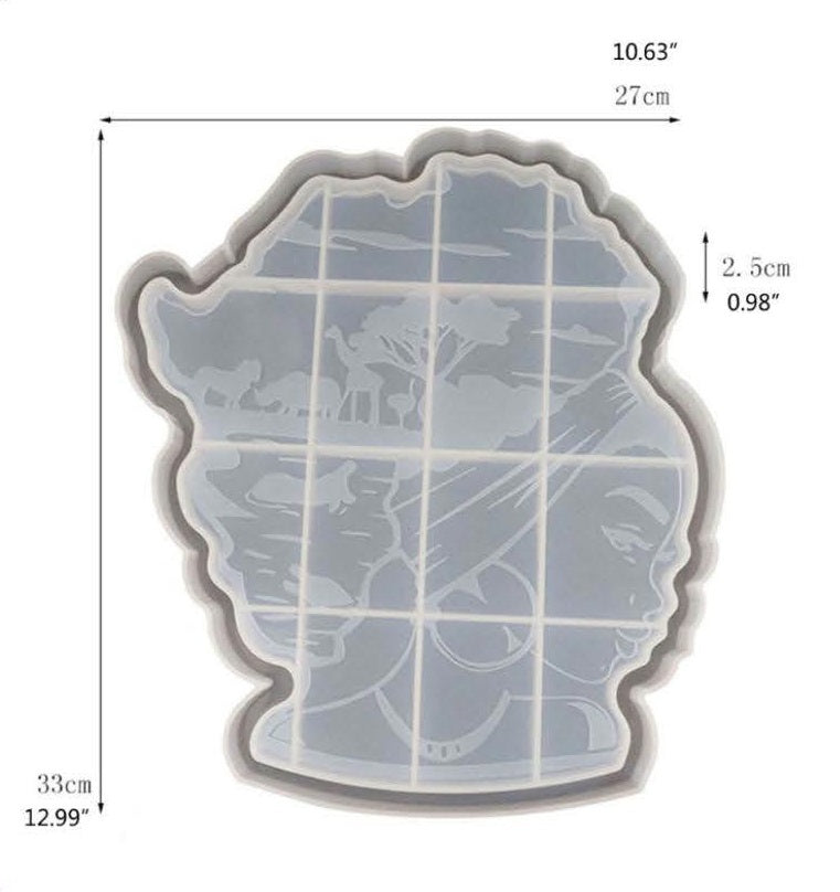 African Lady Trinklet Tray