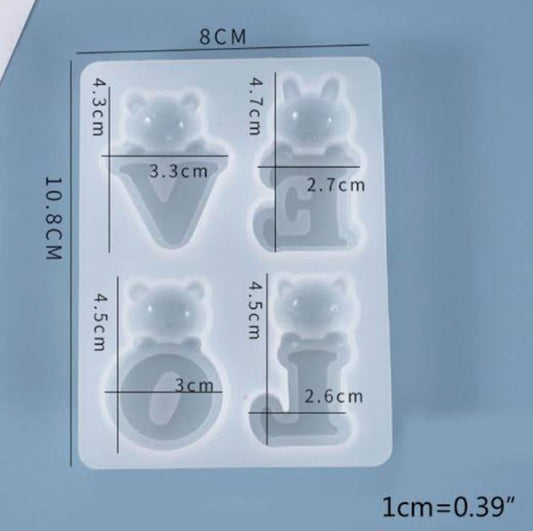 Animal Love Mould