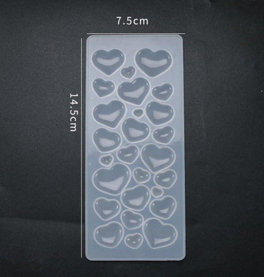 Multi Cavity Heart Mould