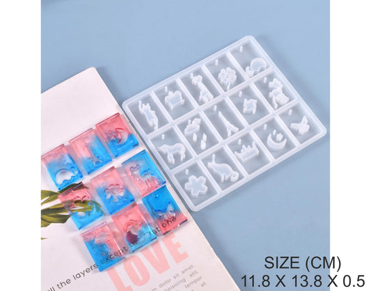 15 IN 1 Keychain & Pendant Mould