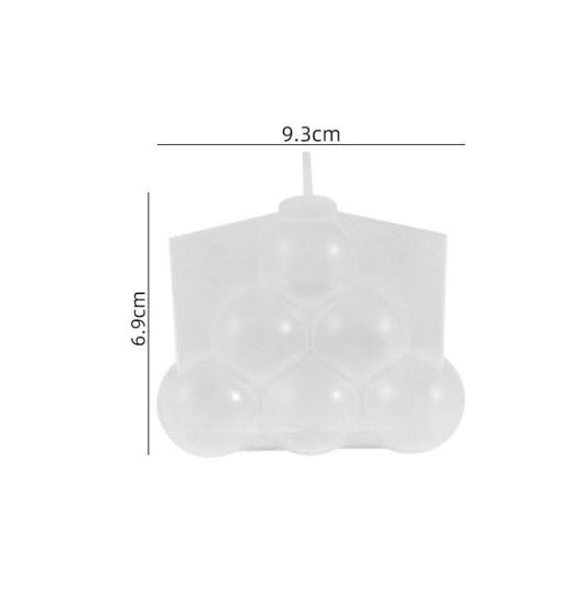 3 Layer Pyramid Bubble Candle Mould