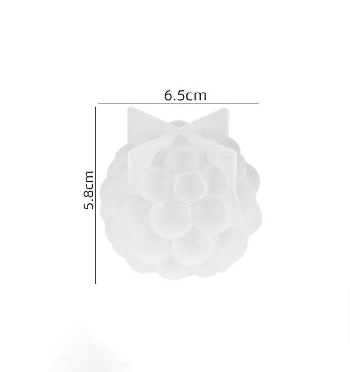 Round Bubble Candle Mould