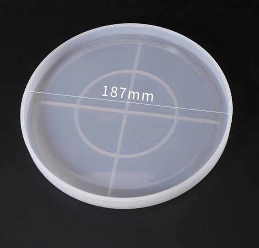 Round Tray With Boundry