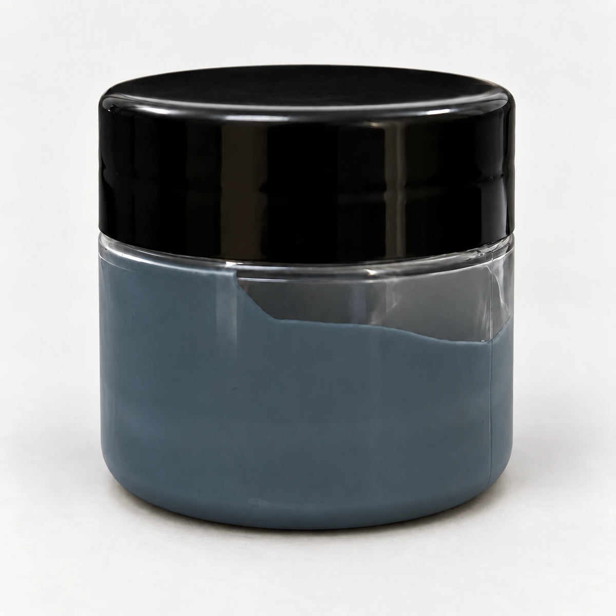 Pale Grey Opaque Pigment 20ml in a clear jar with a black lid