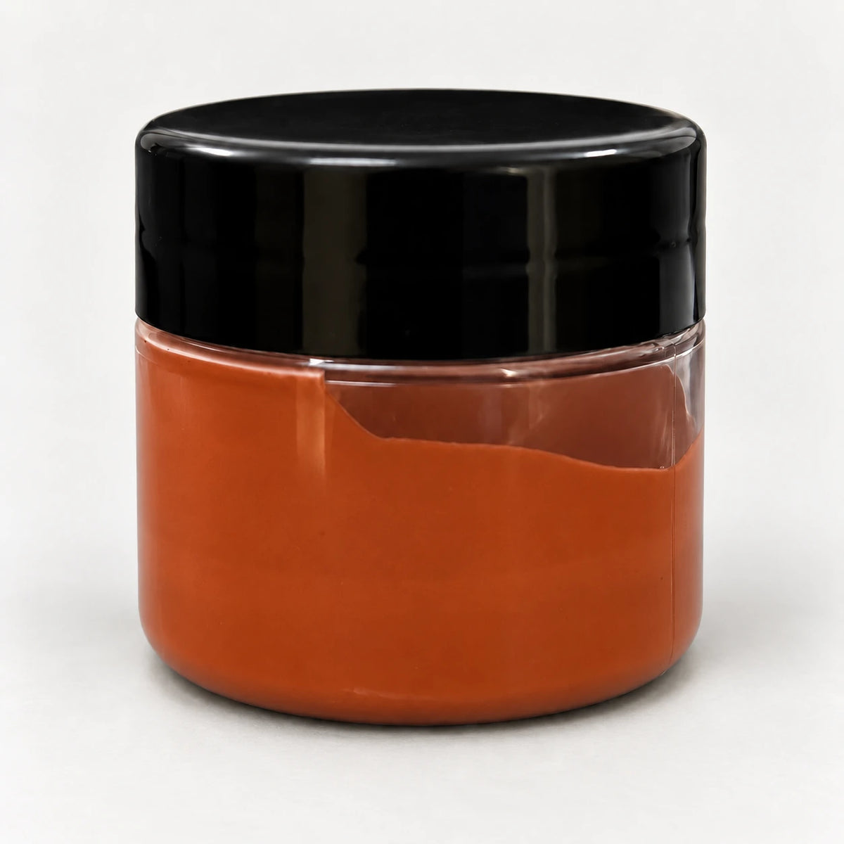Copper Brown Opaque Pigment 20ml in a clear jar with a black lid