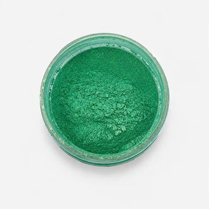 Mica Pearl Powder — Golden Green product view