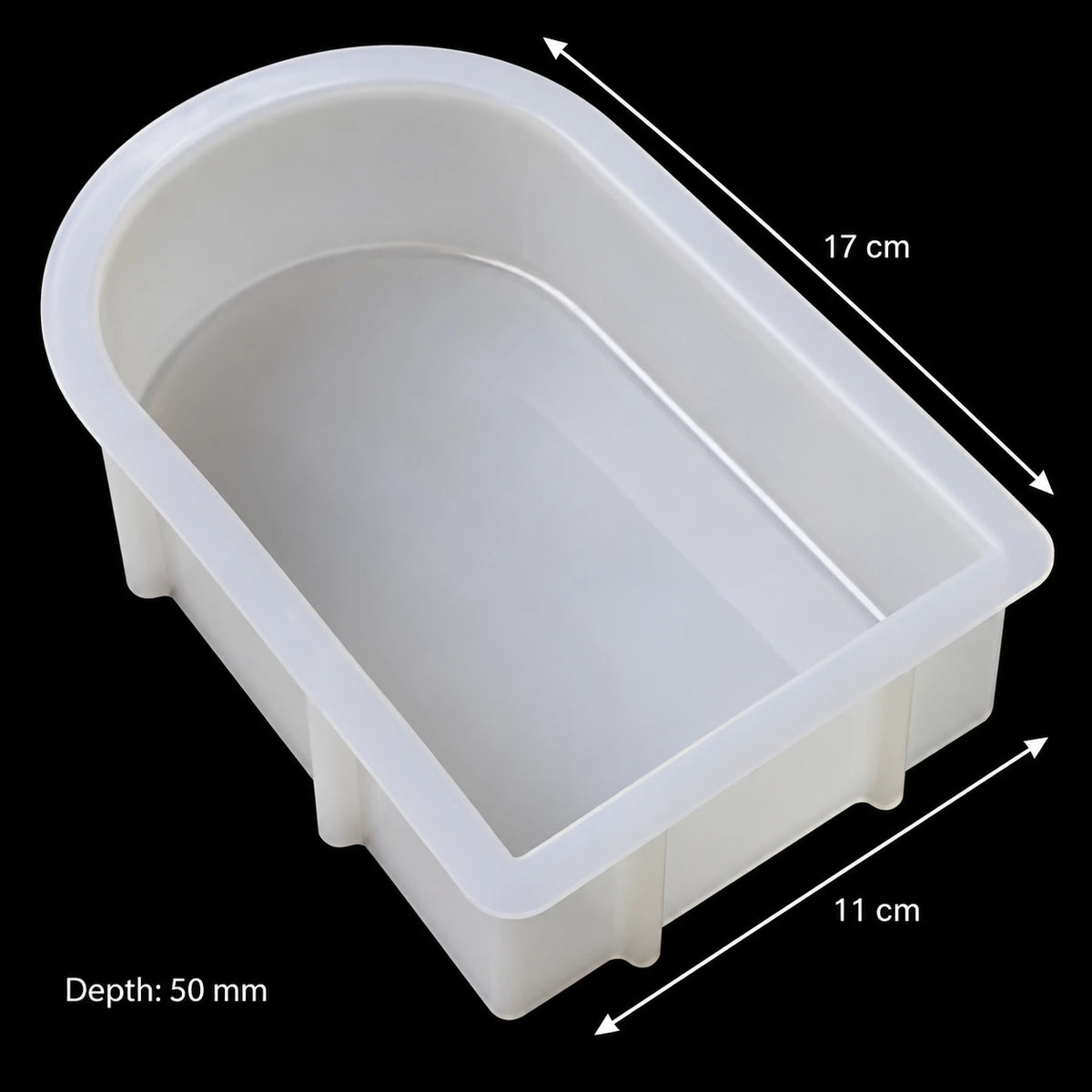 Semi Oval Deep Casting Mould (50MM Deep) – mould
