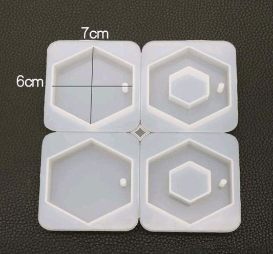 Hexagonal Earring Mould