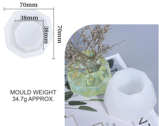 8-Corner Flower Pot & T-Light Mould
