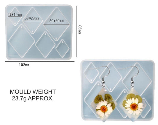 6 IN 1 Diamond Jewellery  & Keychain Mould