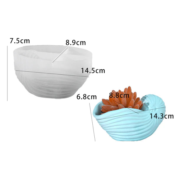 Shell Planter & Flower pot Mould