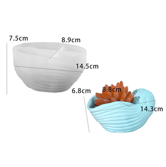 Shell Planter & Flower pot Mould