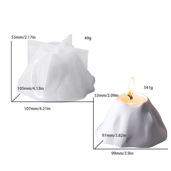 Mountain Candle Holder Mould