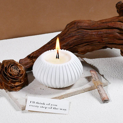 Striped Candle Holder Mould