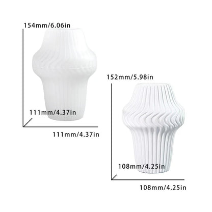 Striped Doomed Stylish Vase Mould