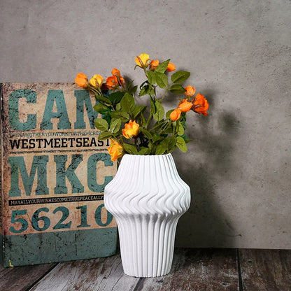 Striped Doomed Stylish Vase Mould